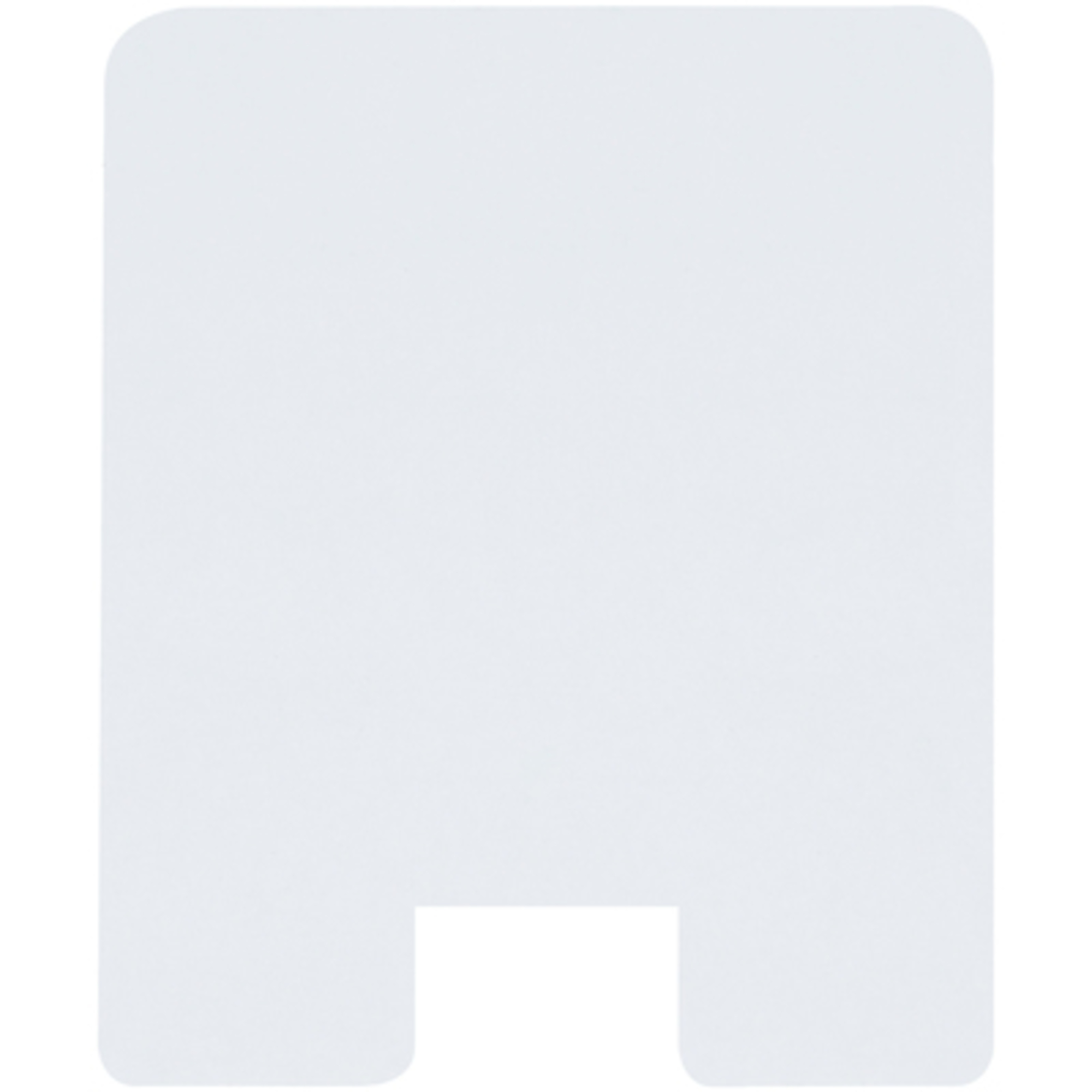 Ballot Box White Header Cards 10/CS, Length 10 in, Model# MBALHEADER